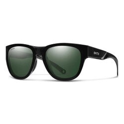 Smith Rockaway Sunglasses Polarized Chromapop in Black with Grey Green